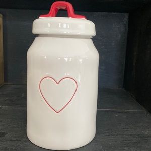 Rae Dunn Canister with heart